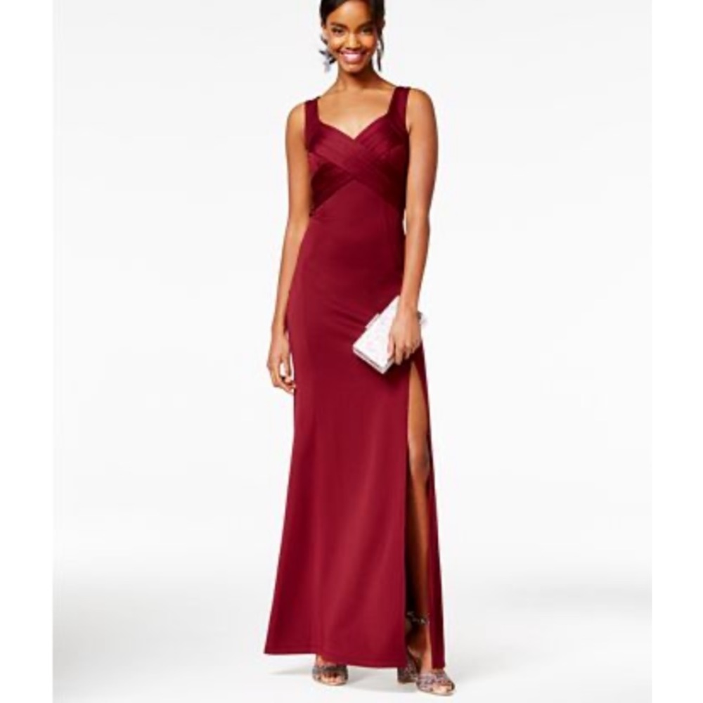 Crisscross Scuba Gown